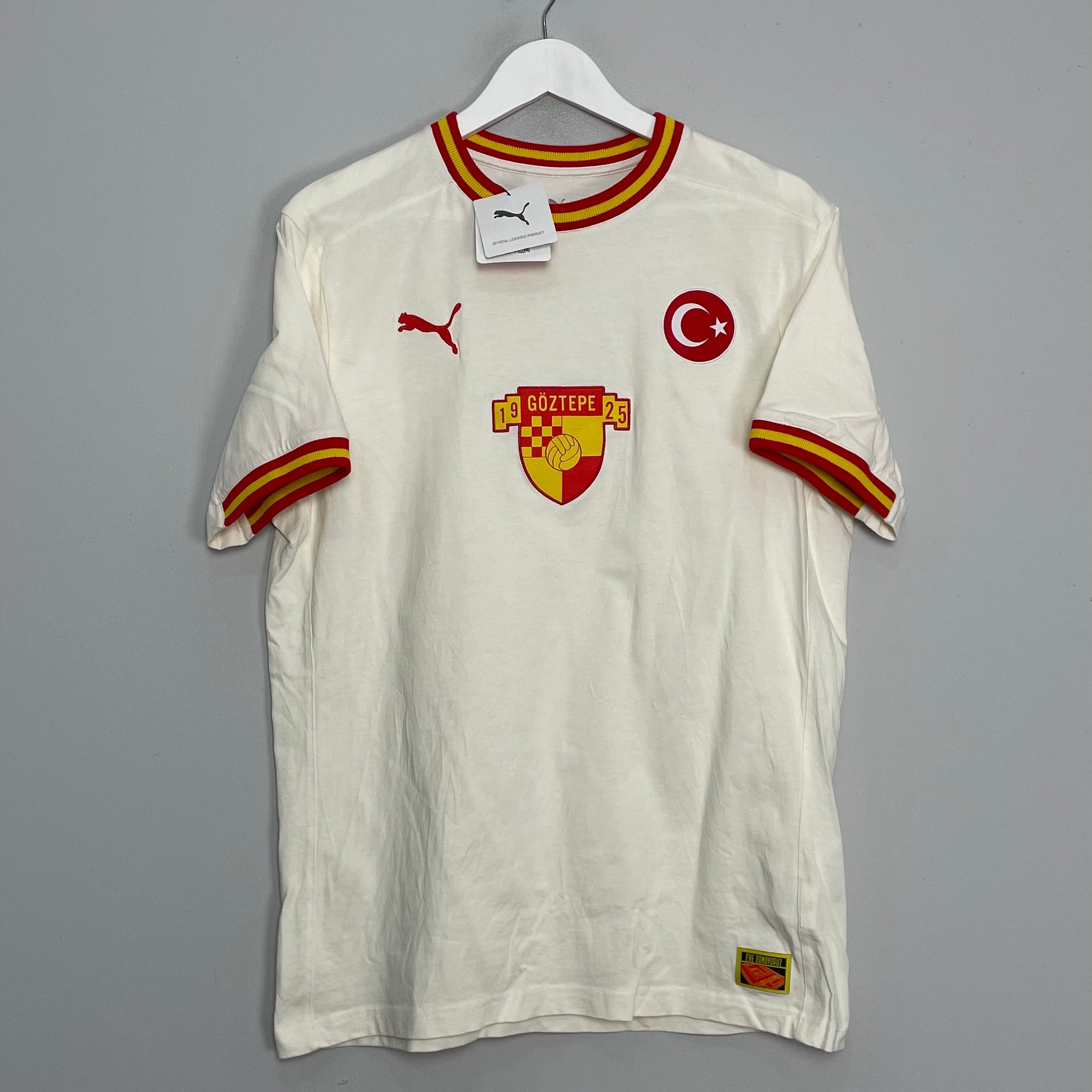 Shop 2020 GOZTEPE *BNWT* SPECIAL EDITION GURSEL AKSEL STADIUM SHIRT (L) PUMA, classic football shirts, vintage football shirts & retro soccer jerseys at Cult Kits