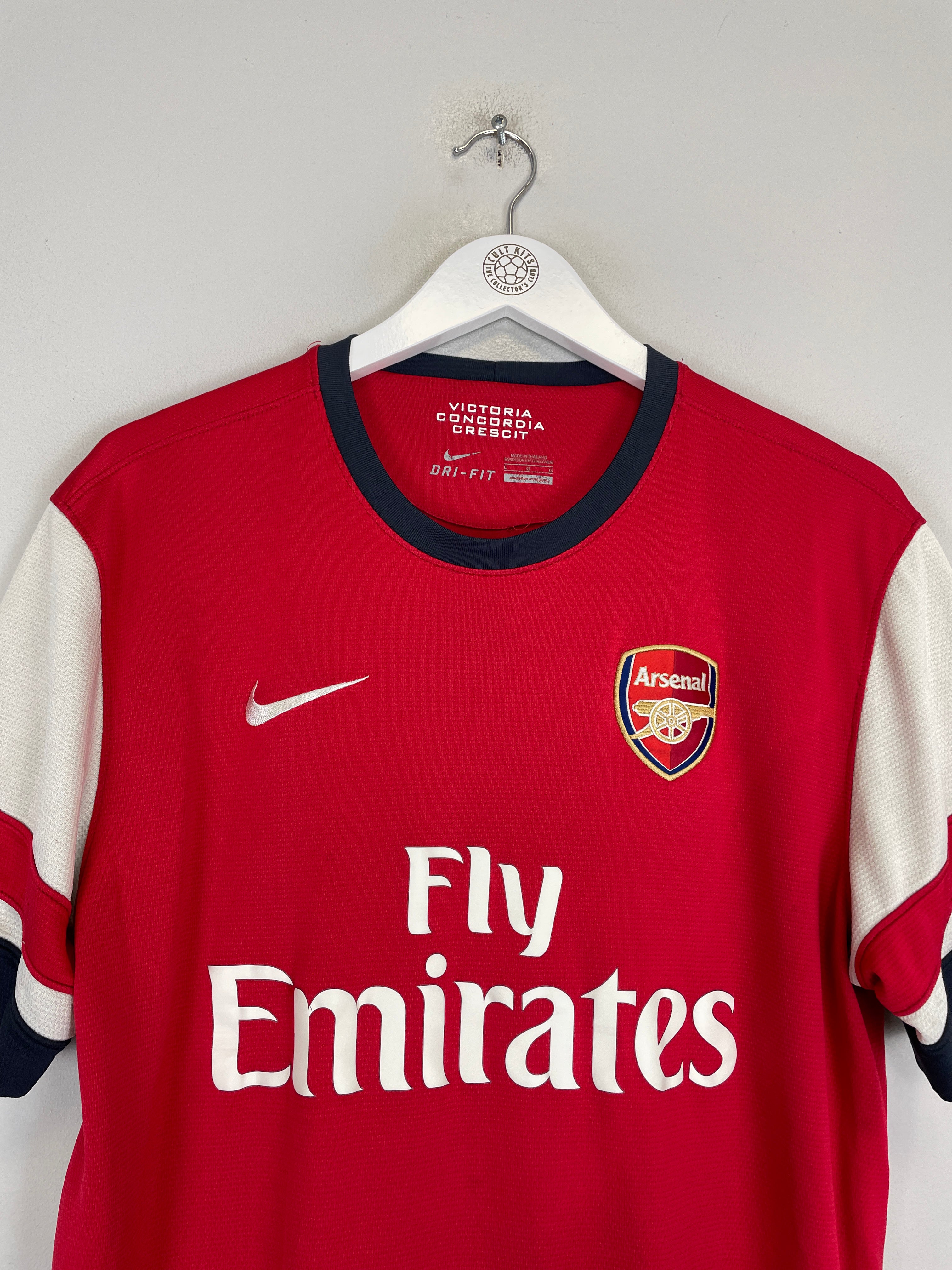 Shop 2012/13 ARSENAL HOME SHIRT (L) NIKE, classic football shirts, vintage football shirts & retro soccer jerseys at Cult Kits