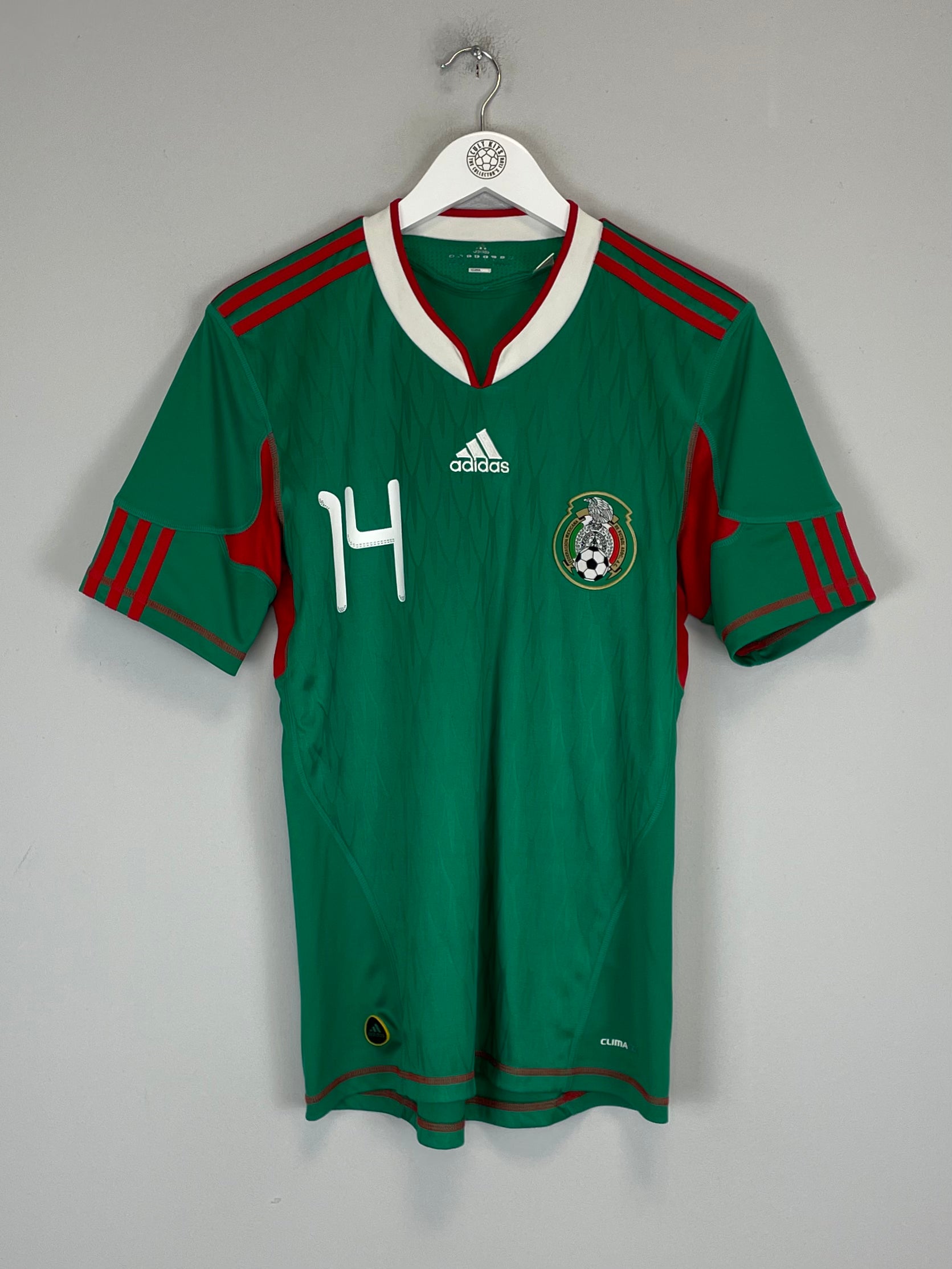 Shop 2010 MEXICO J.HERNANDEZ #14 HOME SHIRT (S) ADIDAS, classic football shirts, vintage football shirts & retro soccer jerseys at Cult Kits