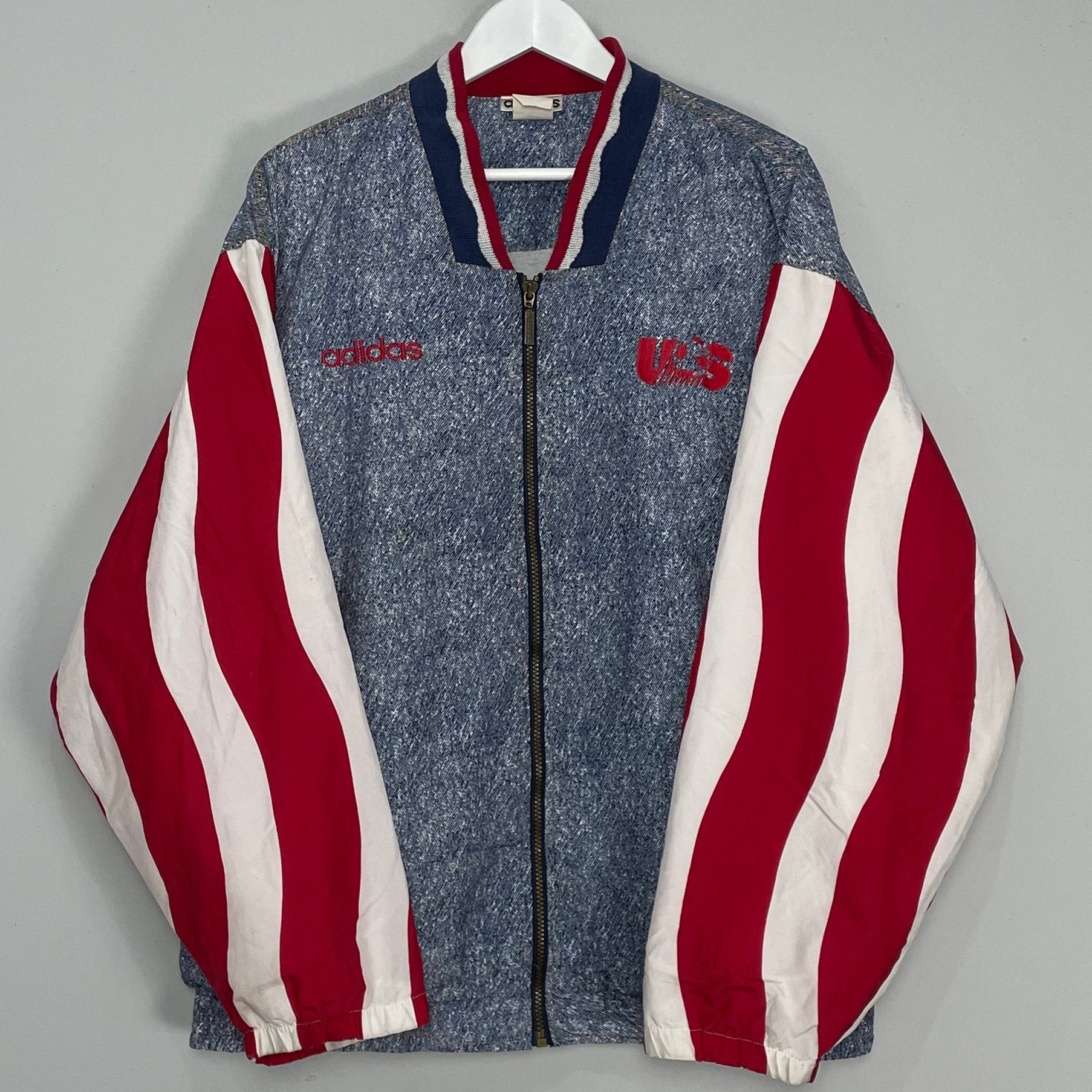 Shop 1994 USA BOMBER JACKET (L) ADIDAS, classic football shirts, vintage football shirts & retro soccer jerseys at Cult Kits