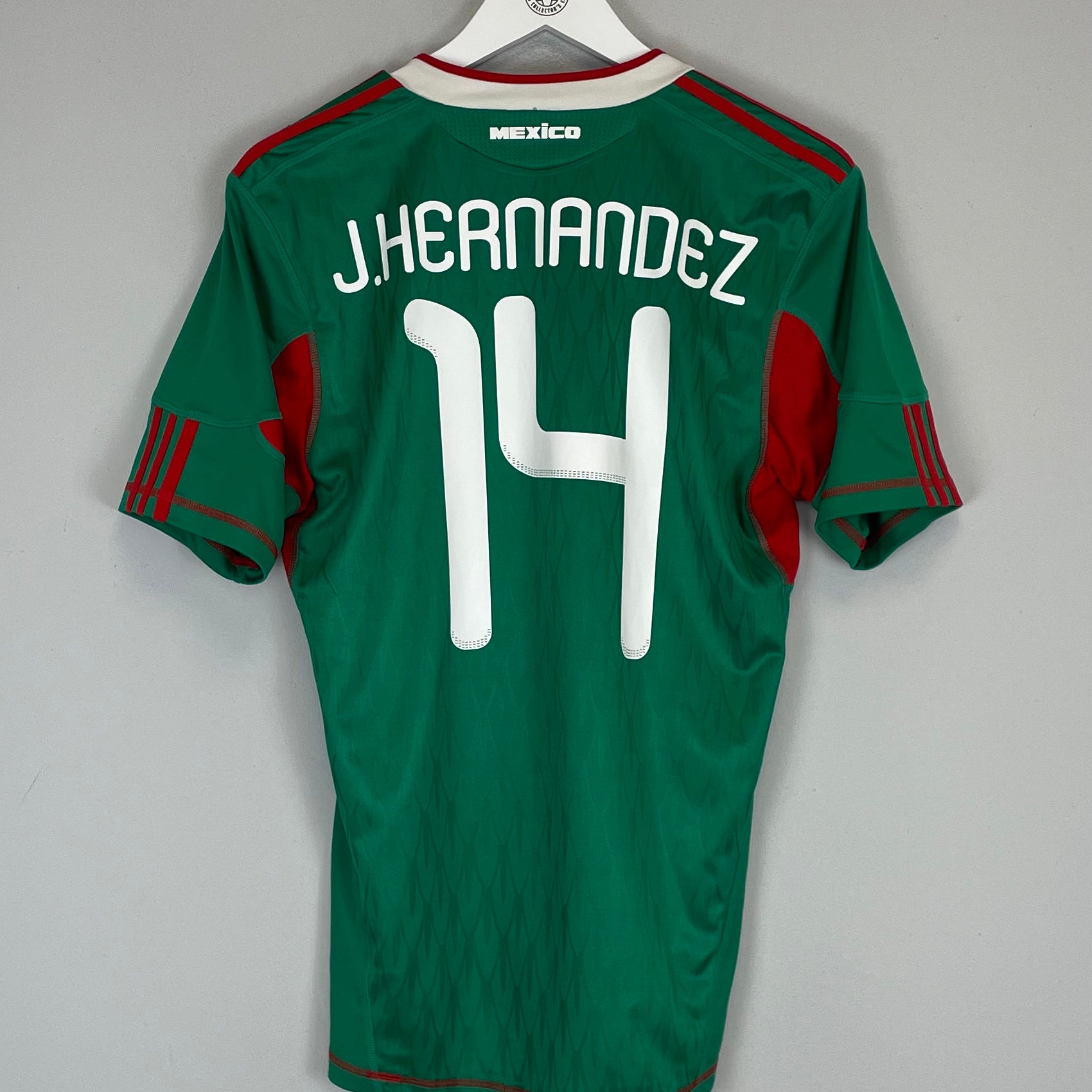 Shop 2010 MEXICO J.HERNANDEZ #14 HOME SHIRT (S) ADIDAS, classic football shirts, vintage football shirts & retro soccer jerseys at Cult Kits