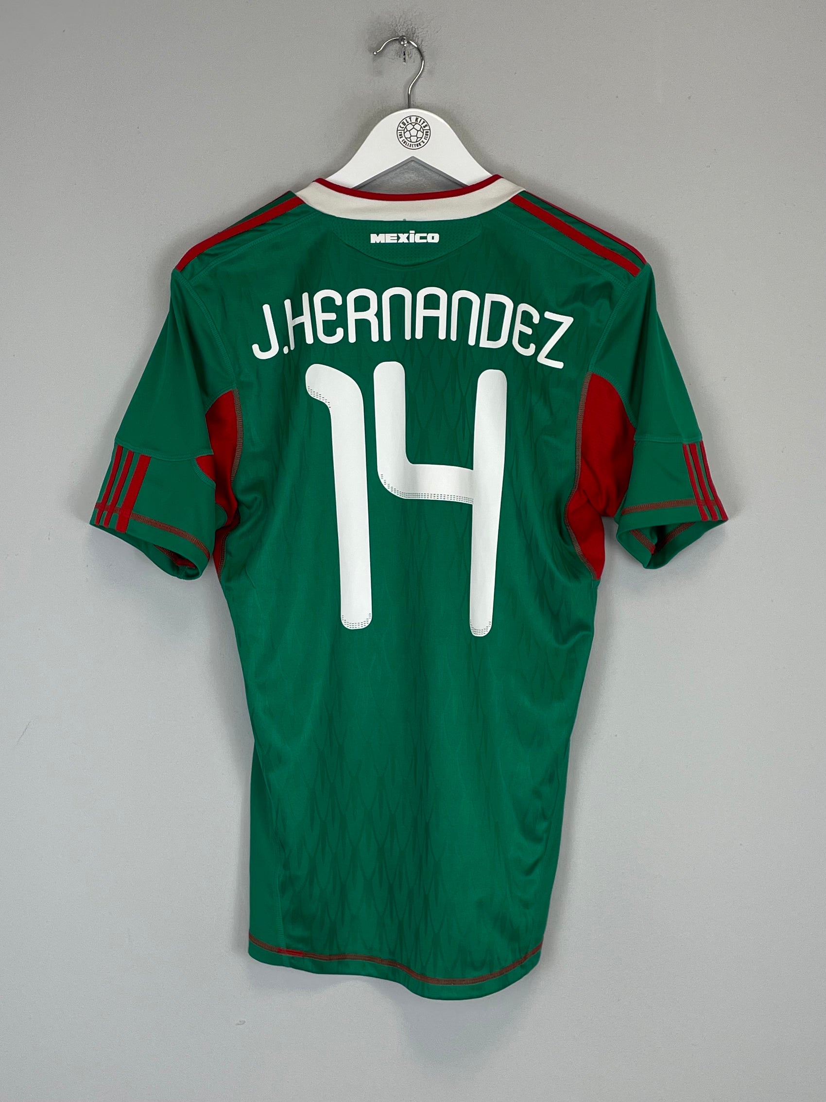Shop 2010 MEXICO J.HERNANDEZ #14 HOME SHIRT (S) ADIDAS, classic football shirts, vintage football shirts & retro soccer jerseys at Cult Kits