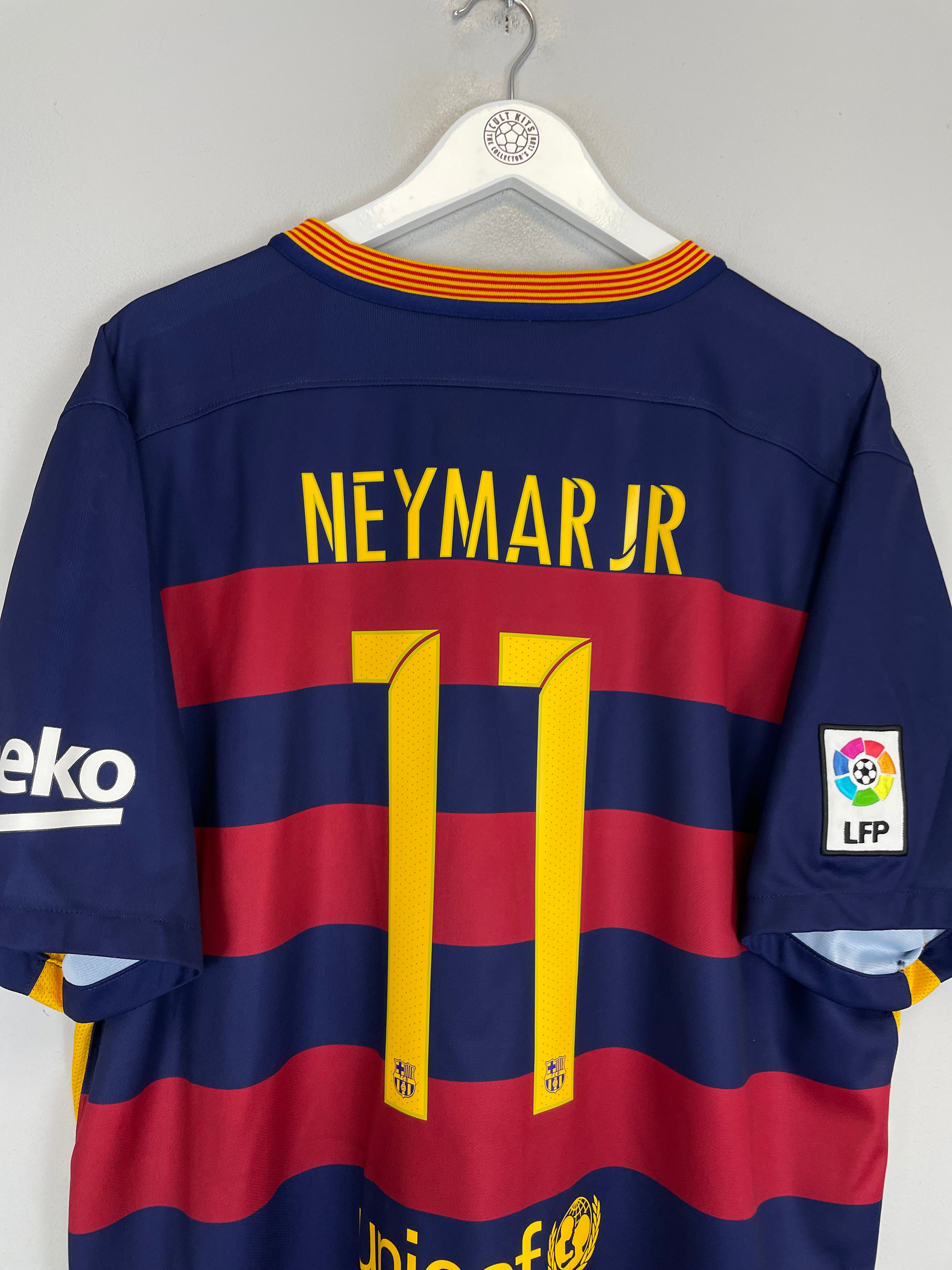 2015/16 BARCELONA NEYMAR JR #11 HOME SHIRT (XXL) NIKE – Cult Kits 2015/16 BARCELONA NEYMAR JR #11 HOME SHIRT (XXL) NIKE – Cult Kits