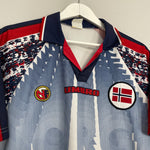 Shop 1997/98 NORWAY AWAY SHIRT (M) UMBRO, classic football shirts, vintage football shirts & retro soccer jerseys at Cult Kits