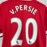 2014/15 MANCHESTER UNITED V.PERSIE #20 HOME SHIRT (M) NIKE