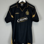 Shop 2003/04 CELTIC LARSSON #7 AWAY SHIRT (M) UMBRO, classic football shirts, vintage football shirts & retro soccer jerseys at Cult Kits