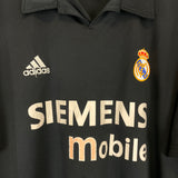 Shop 2002/03 REAL MADRID ZIDANE #5 *CENTENARY* AWAY SHIRT (L) ADIDAS, classic football shirts, vintage football shirts & retro soccer jerseys at Cult Kits