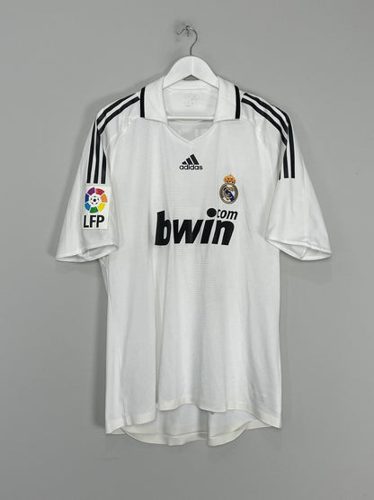 2008/09 REAL MADRID SNEIJDER #10 *PLAYER ISSUE* HOME SHIRT (XL) ADIDAS