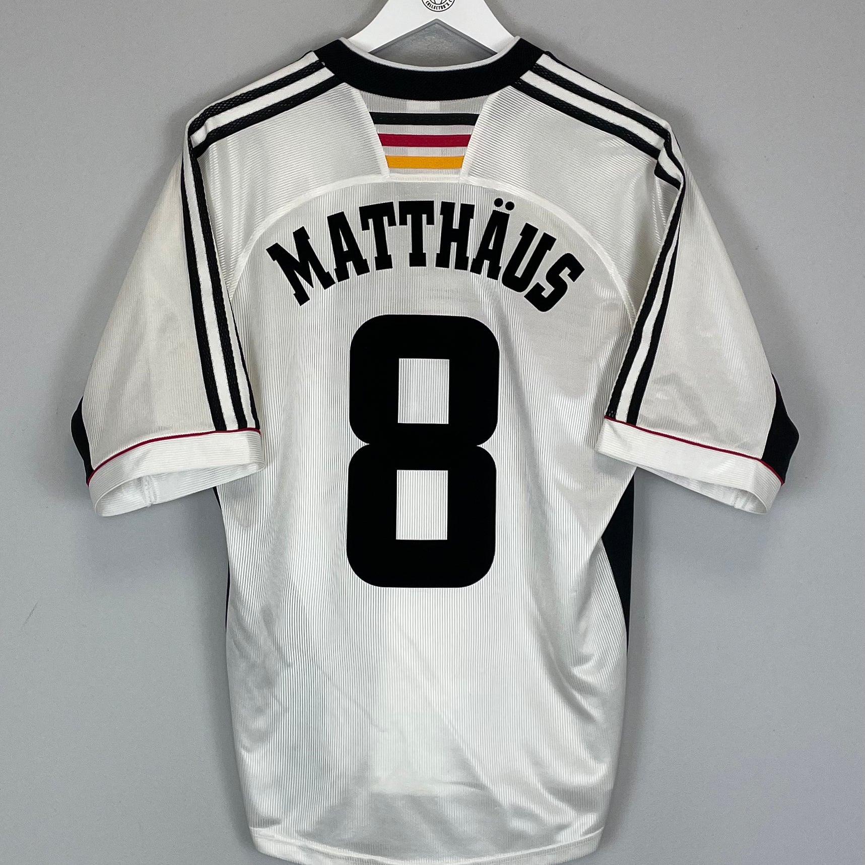 Shop 1998/00 GERMANY MATTHAUS #8 HOME SHIRT (S) ADIDAS, classic football shirts, vintage football shirts & retro soccer jerseys at Cult Kits
