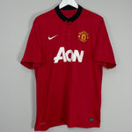 Shop 2013/14 MANCHESTER UNITED ROONEY #10 HOME SHIRT (XL) NIKE, classic football shirts, vintage football shirts & retro soccer jerseys at Cult Kits