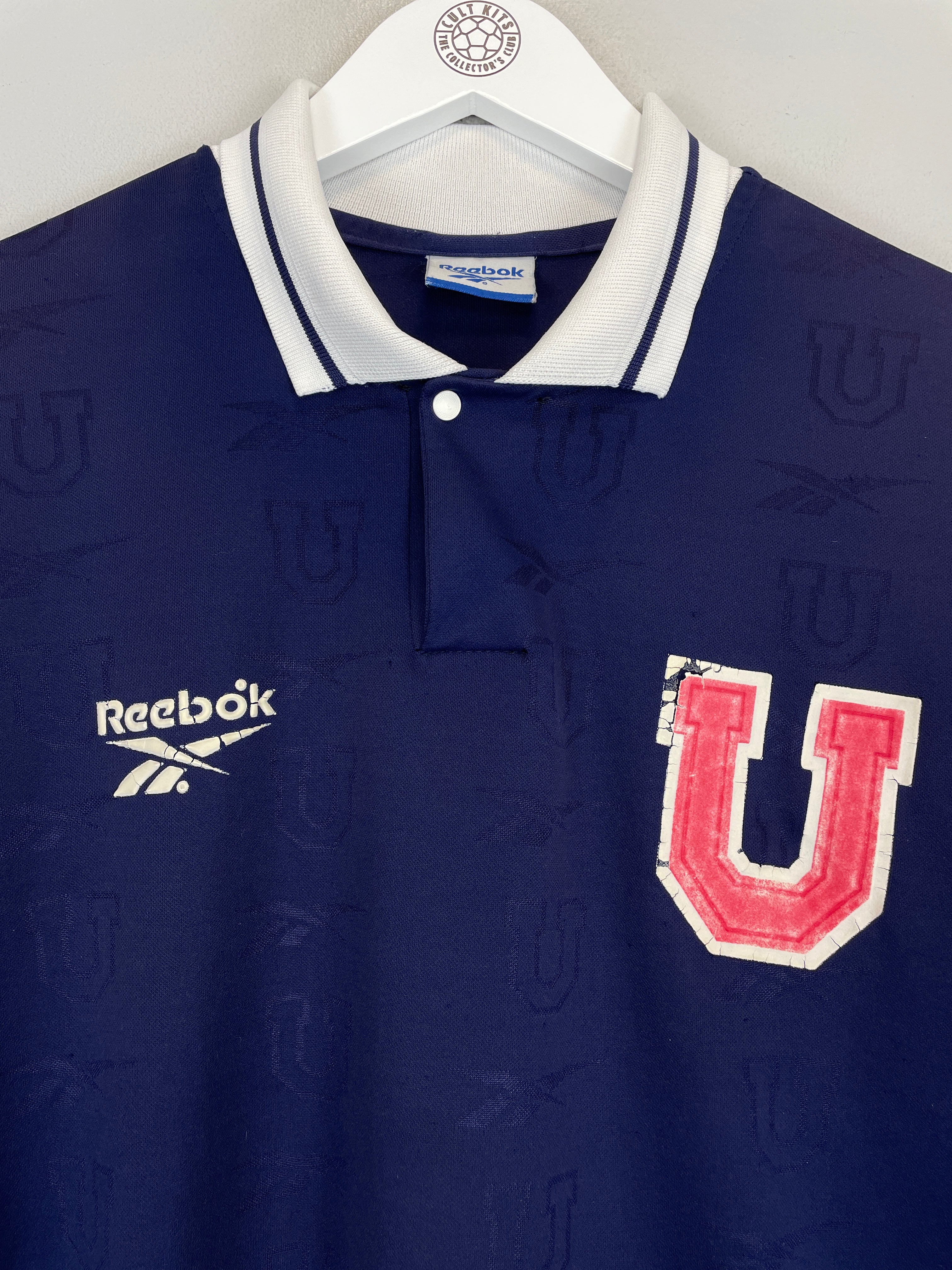 Shop 1998/99 UNIVERSIDAD DE CHILE L/S HOME SHIRT (L) REEBOK, classic football shirts, vintage football shirts & retro soccer jerseys at Cult Kits