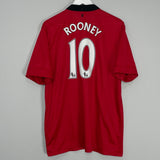 Shop 2013/14 MANCHESTER UNITED ROONEY #10 HOME SHIRT (XL) NIKE, classic football shirts, vintage football shirts & retro soccer jerseys at Cult Kits