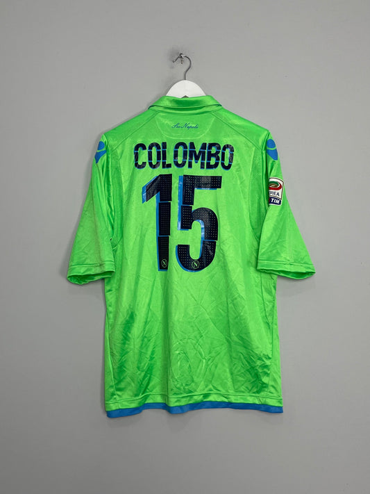 2014/15 NAPOLI COLOMBO #15 GK SHIRT (XL) MACRON