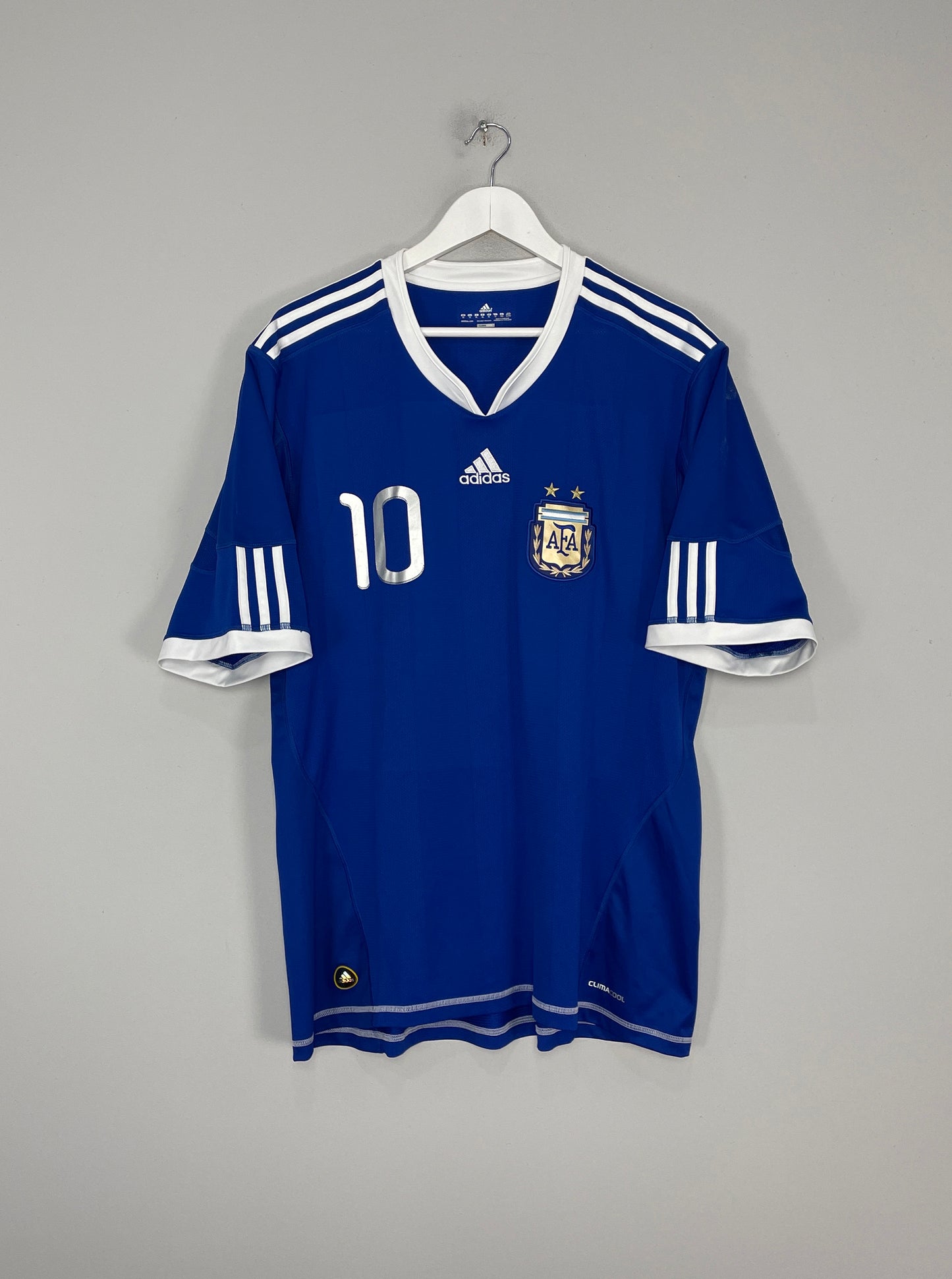 2010/11 ARGENTINA MESSI #10 AWAY SHIRT (XL) ADIDAS