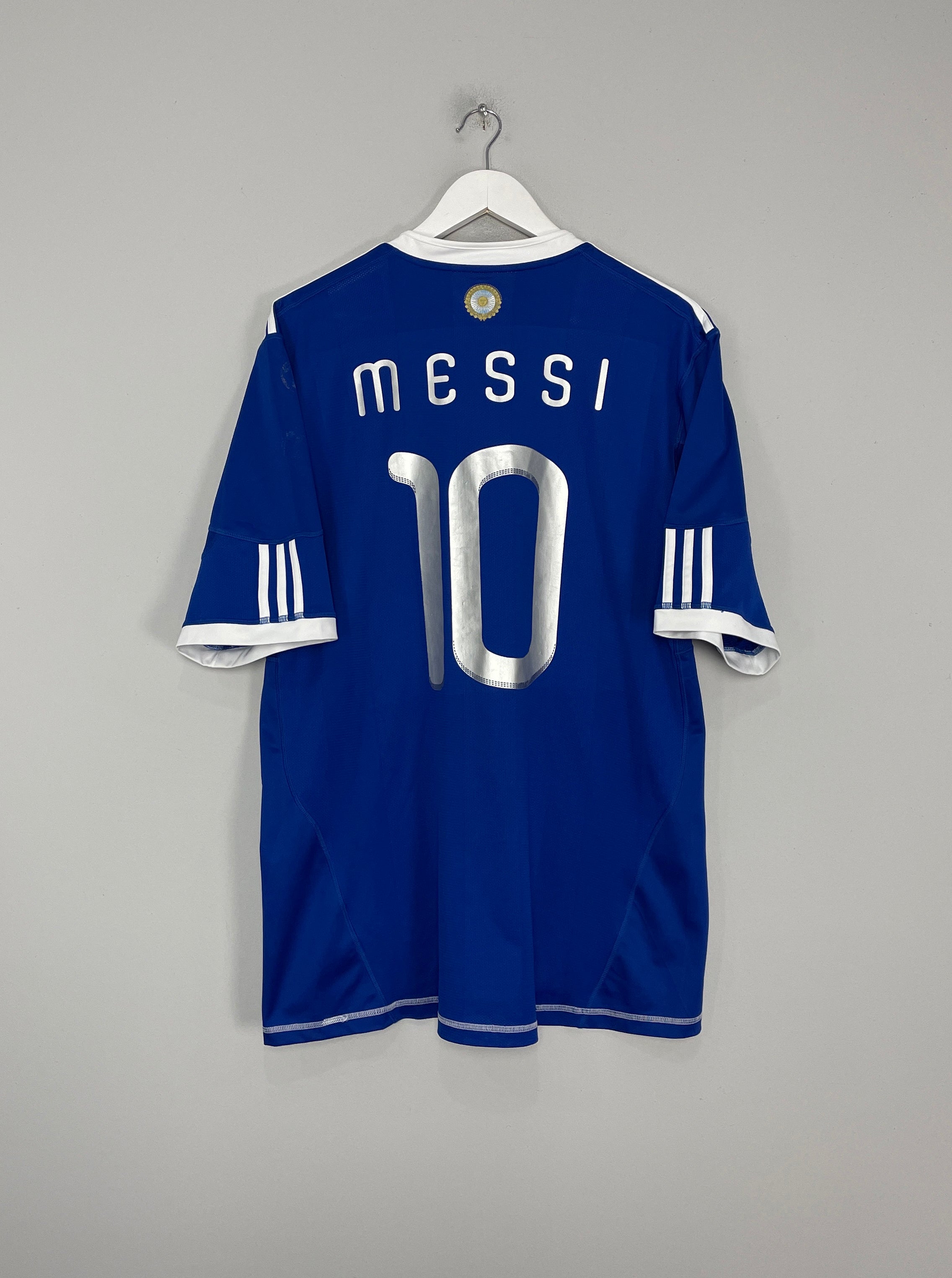 2010/11 ARGENTINA MESSI #10 AWAY SHIRT (XL) ADIDAS