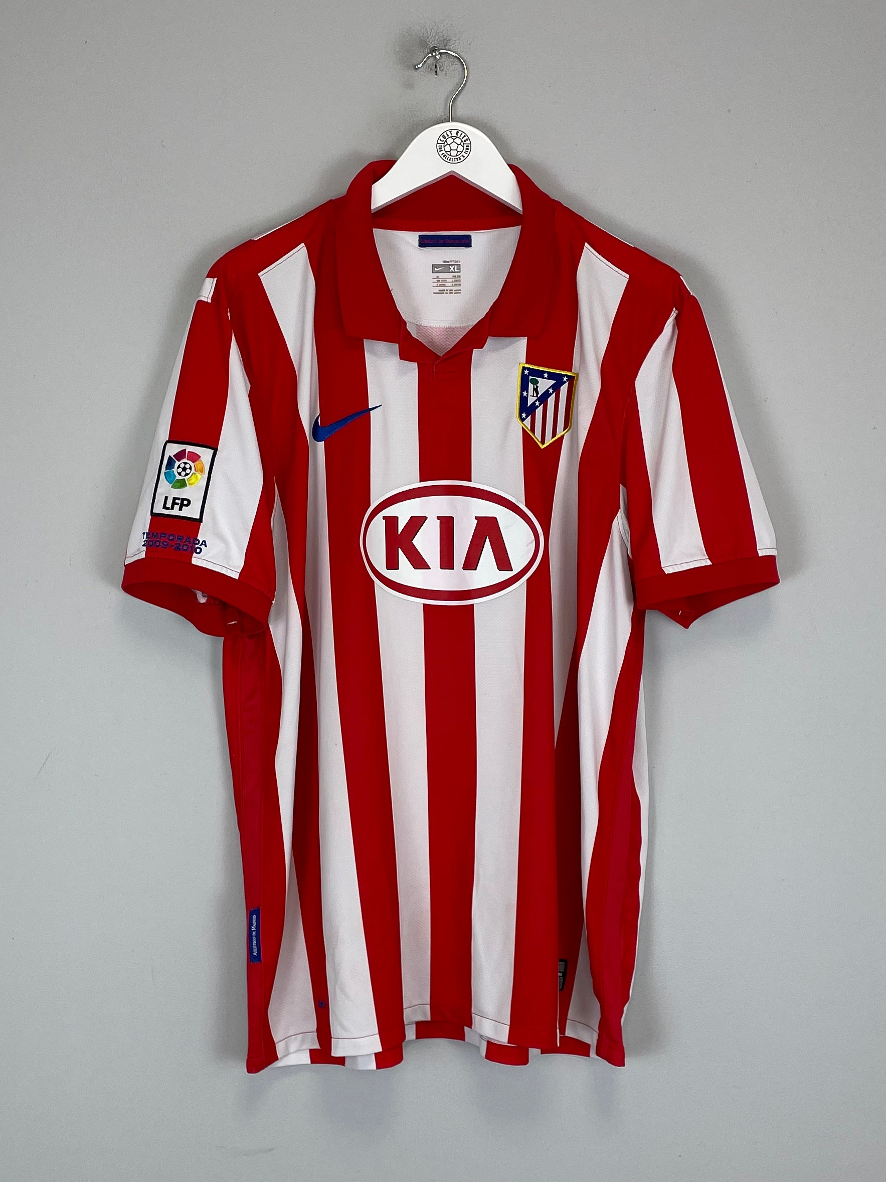 Shop 2009/10 ATLETICO MADRID FORLAN #7 HOME SHIRT (XL) NIKE, classic football shirts, vintage football shirts & retro soccer jerseys at Cult Kits