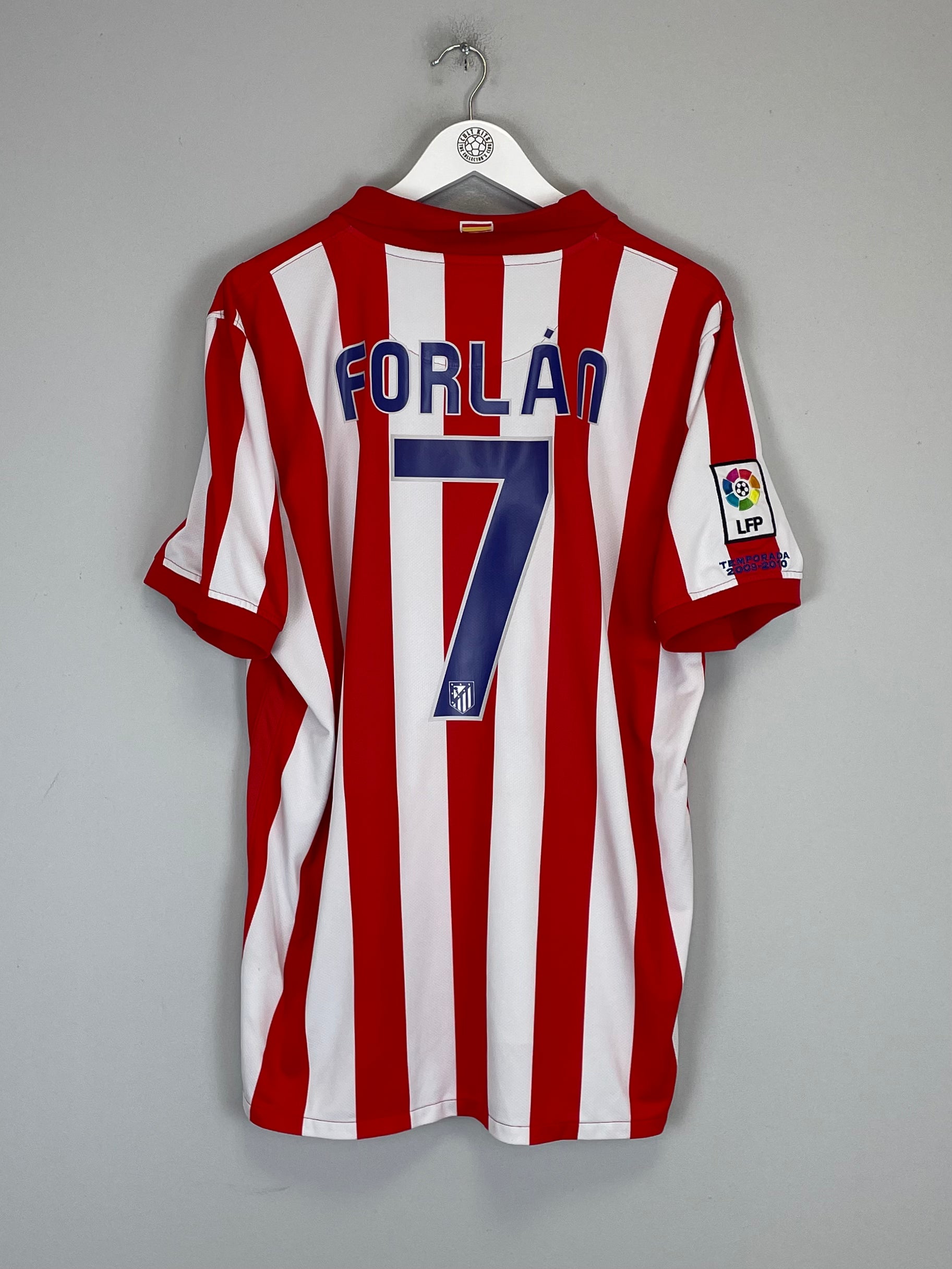 Shop 2009/10 ATLETICO MADRID FORLAN #7 HOME SHIRT (XL) NIKE, classic football shirts, vintage football shirts & retro soccer jerseys at Cult Kits