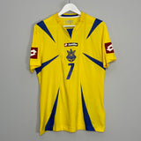 2006/08 UKRAINE SHEVCHENKO #7 HOME SHIRT (XL) LOTTO