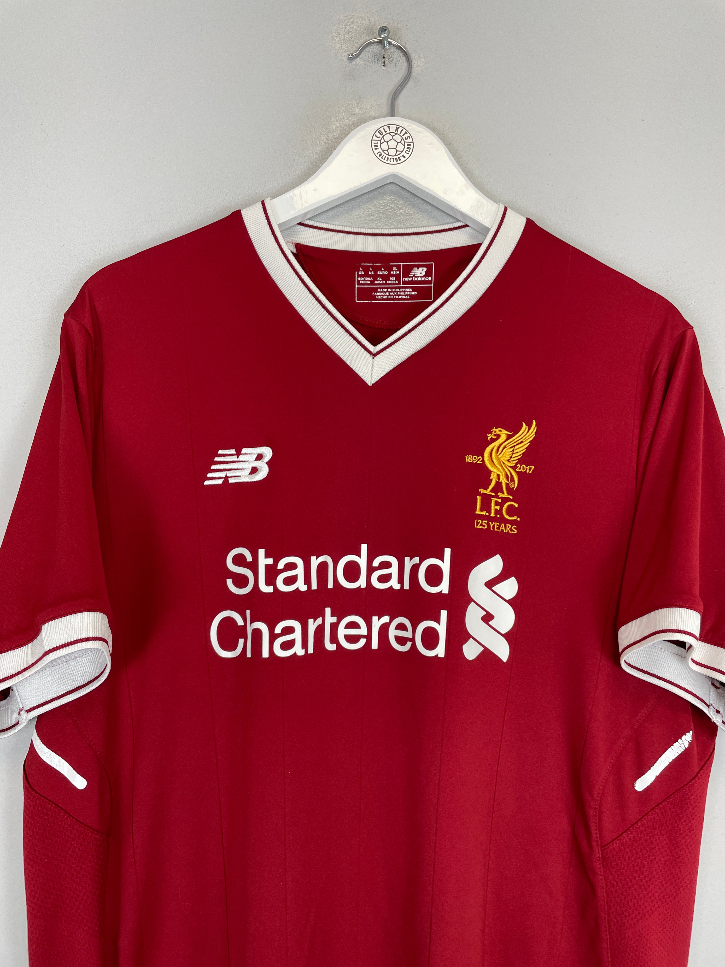 Shop 2017/18 LIVERPOOL MANE #19 *125 YEAR* HOME SHIRT (L) NEW BALANCE, classic football shirts, vintage football shirts & retro soccer jerseys at Cult Kits
