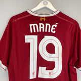 Shop 2017/18 LIVERPOOL MANE #19 *125 YEAR* HOME SHIRT (L) NEW BALANCE, classic football shirts, vintage football shirts & retro soccer jerseys at Cult Kits