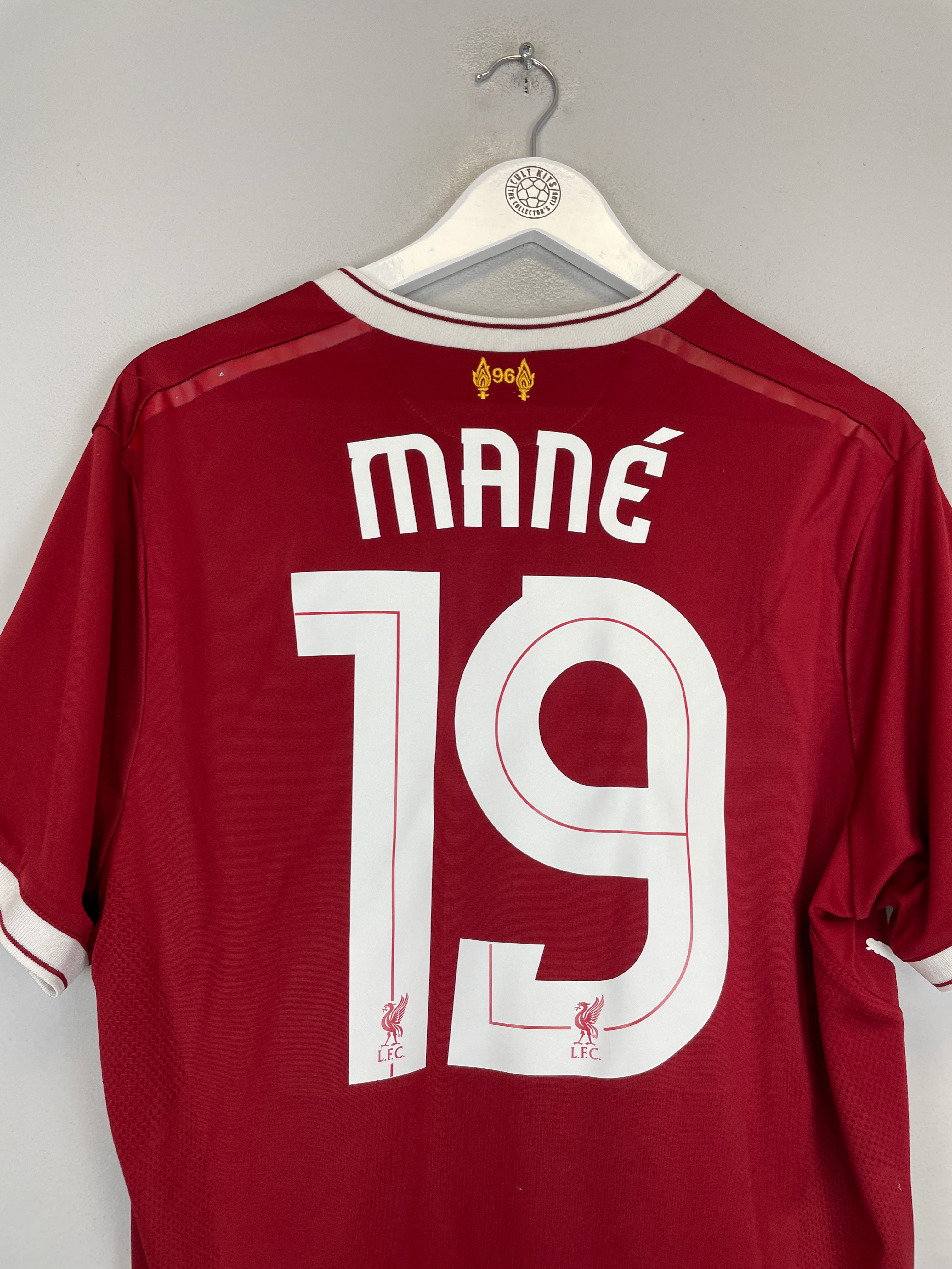 Shop 2017/18 LIVERPOOL MANE #19 *125 YEAR* HOME SHIRT (L) NEW BALANCE, classic football shirts, vintage football shirts & retro soccer jerseys at Cult Kits