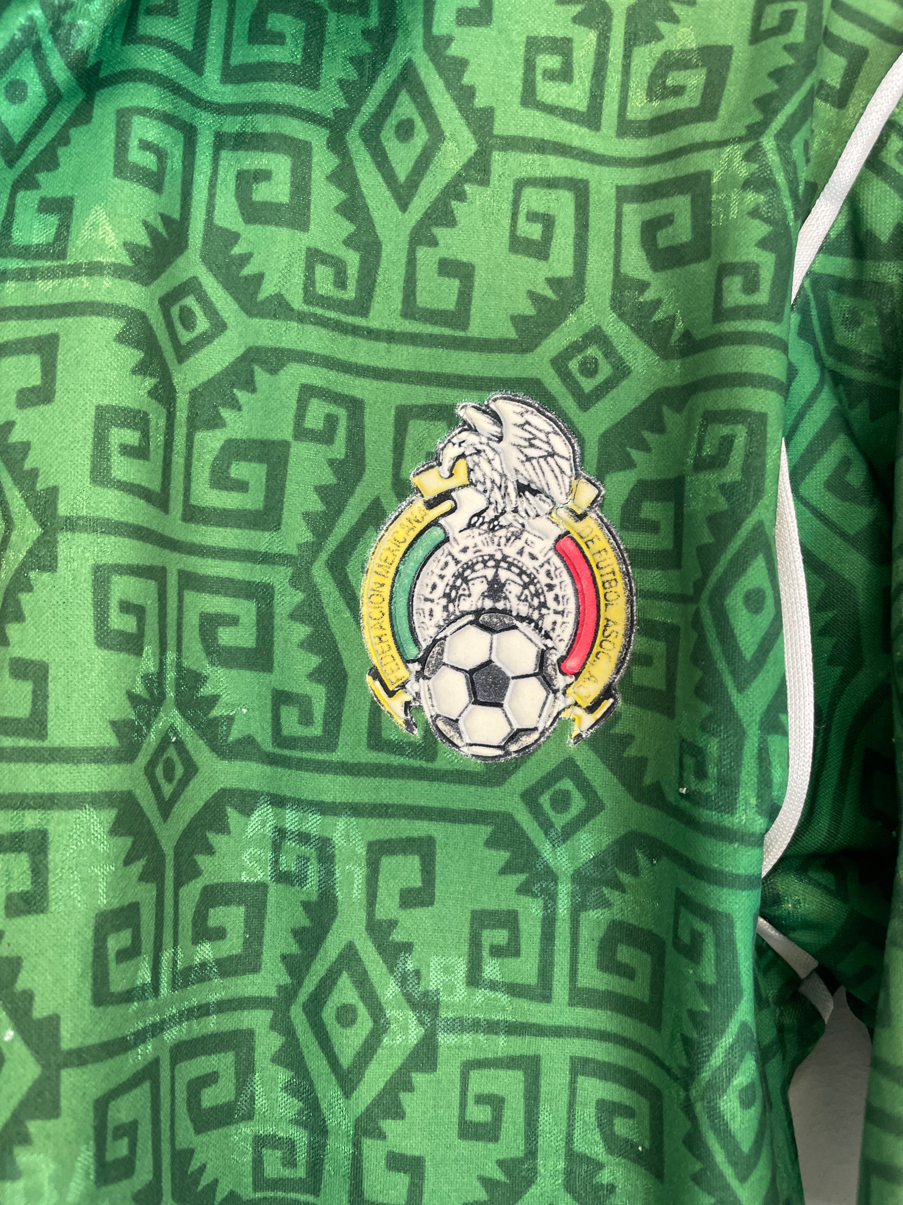 Shop 1995 MEXICO HOME SHIRT (S) ABA SPORT, classic football shirts, vintage football shirts & retro soccer jerseys at Cult Kits