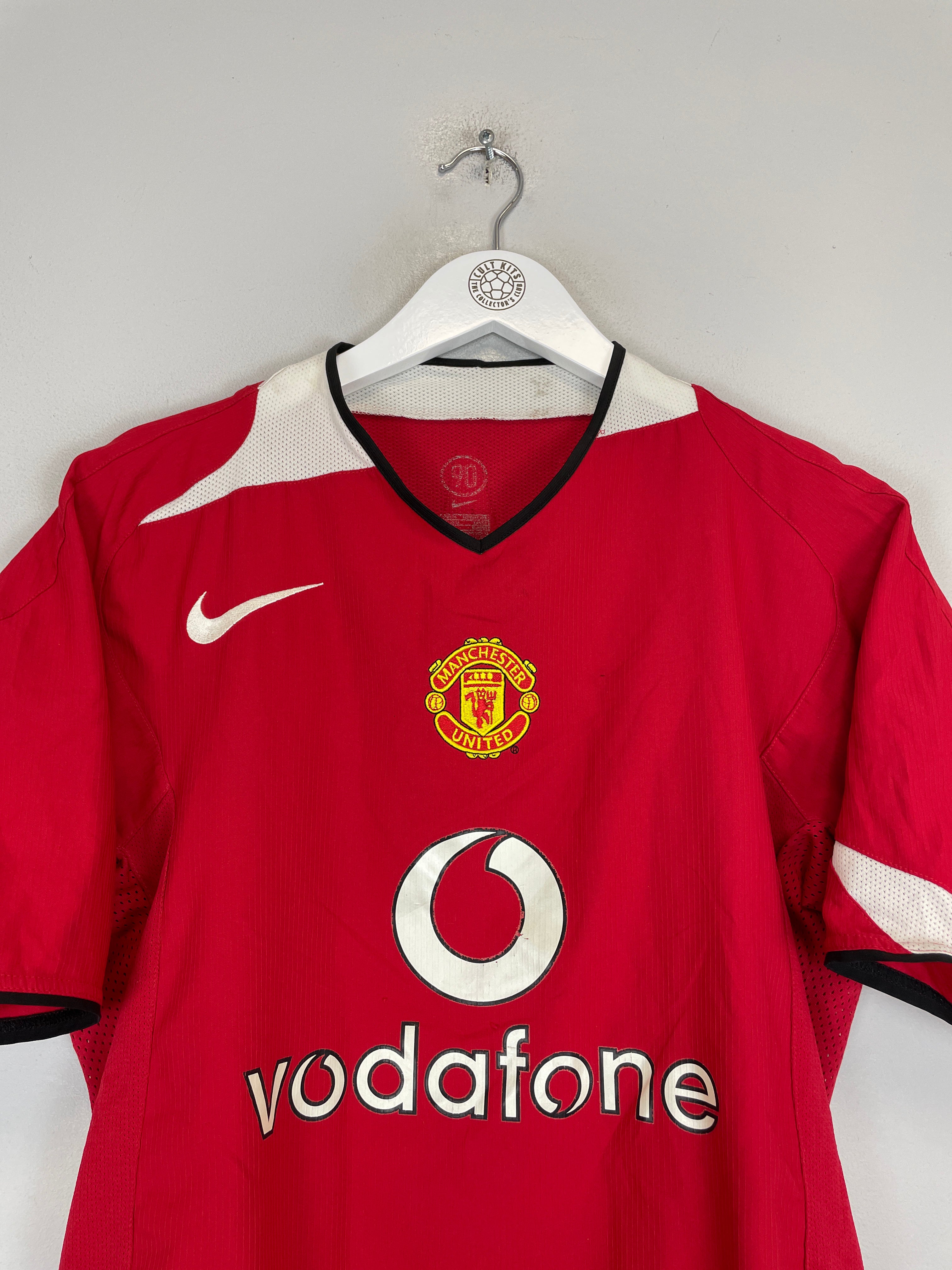 Shop 2004/05 MANCHESTER UNITED RONALDO #7 HOME SHIRT (S) NIKE, classic football shirts, vintage football shirts & retro soccer jerseys at Cult Kits