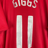 Shop 2007/08 MANCHESTER UNITED GIGGS #11 *C/L FINAL* HOME SHIRT (XXXL) NIKE, classic football shirts, vintage football shirts & retro soccer jerseys at Cult Kits