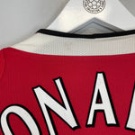 Shop 2004/05 MANCHESTER UNITED RONALDO #7 HOME SHIRT (S) NIKE, classic football shirts, vintage football shirts & retro soccer jerseys at Cult Kits