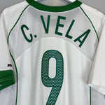 Shop 2004/06 MEXICO C.VELA #9 AWAY SHIRT (M) NIKE, classic football shirts, vintage football shirts & retro soccer jerseys at Cult Kits