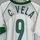 Shop 2004/06 MEXICO C.VELA #9 AWAY SHIRT (M) NIKE, classic football shirts, vintage football shirts & retro soccer jerseys at Cult Kits
