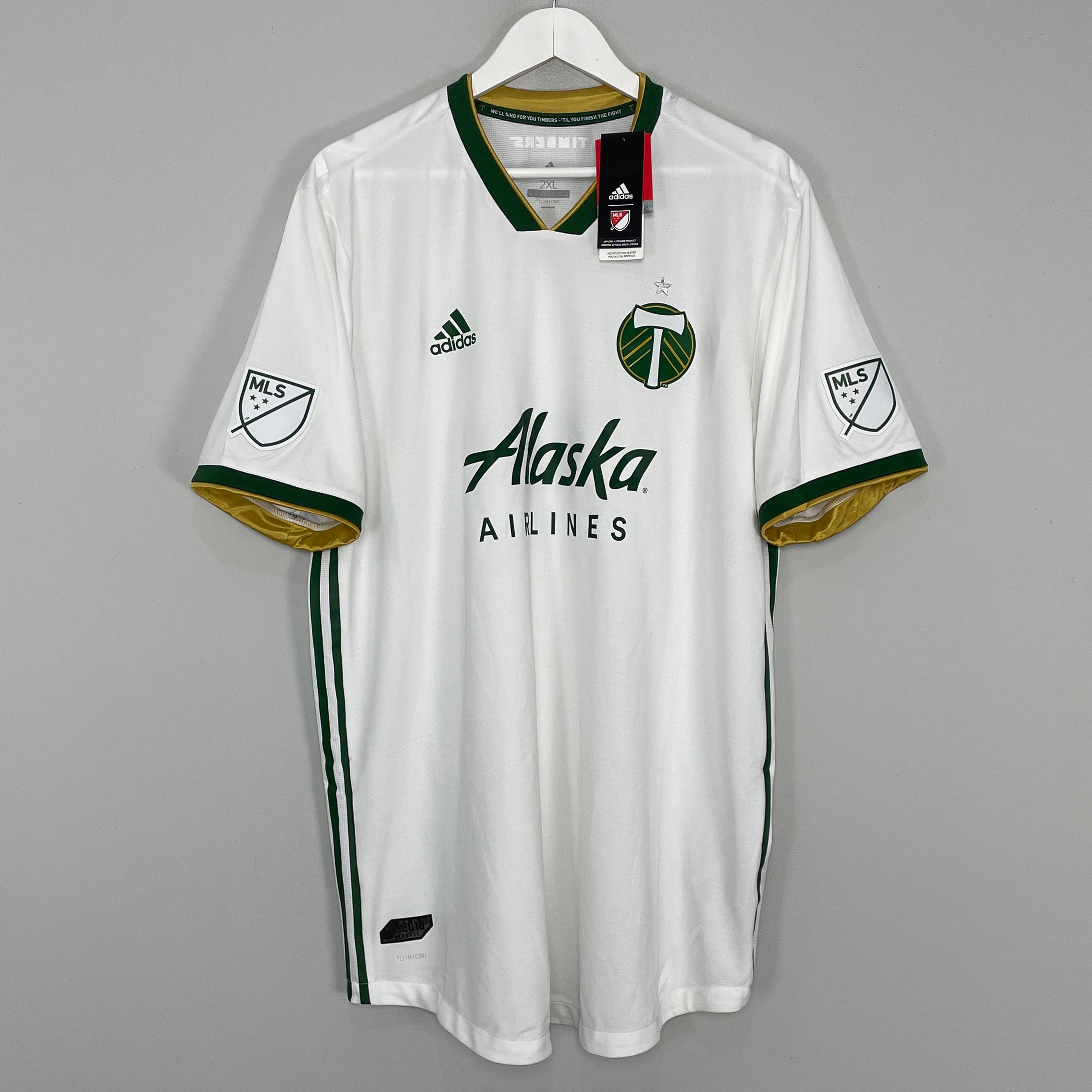 Shop 2018/19 PORTLAND TIMBERS *BNWT* PLAYER ISSUE AWAY SHIRT (XXL) ADIDAS, classic football shirts, vintage football shirts & retro soccer jerseys at Cult Kits