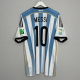 Shop 2013/15 ARGENTINA MESSI #10 HOME SHIRT (XL) ADIDAS, classic football shirts, vintage football shirts & retro soccer jerseys at Cult Kits