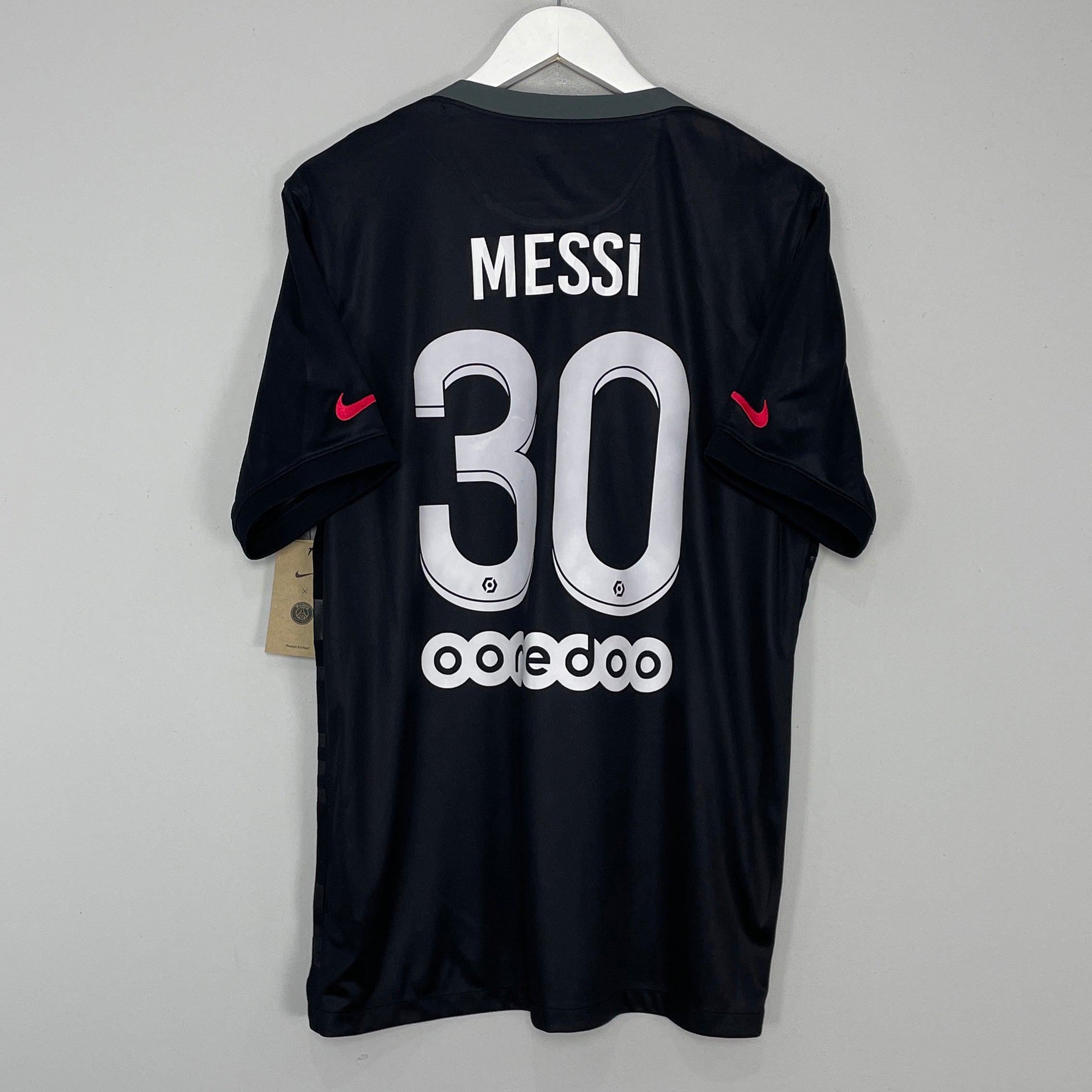 Shop 2021/22 PSG MESSI #30 BNWT** THIRD SHIRT (L) NIKE, classic football shirts, vintage football shirts & retro soccer jerseys at Cult Kits