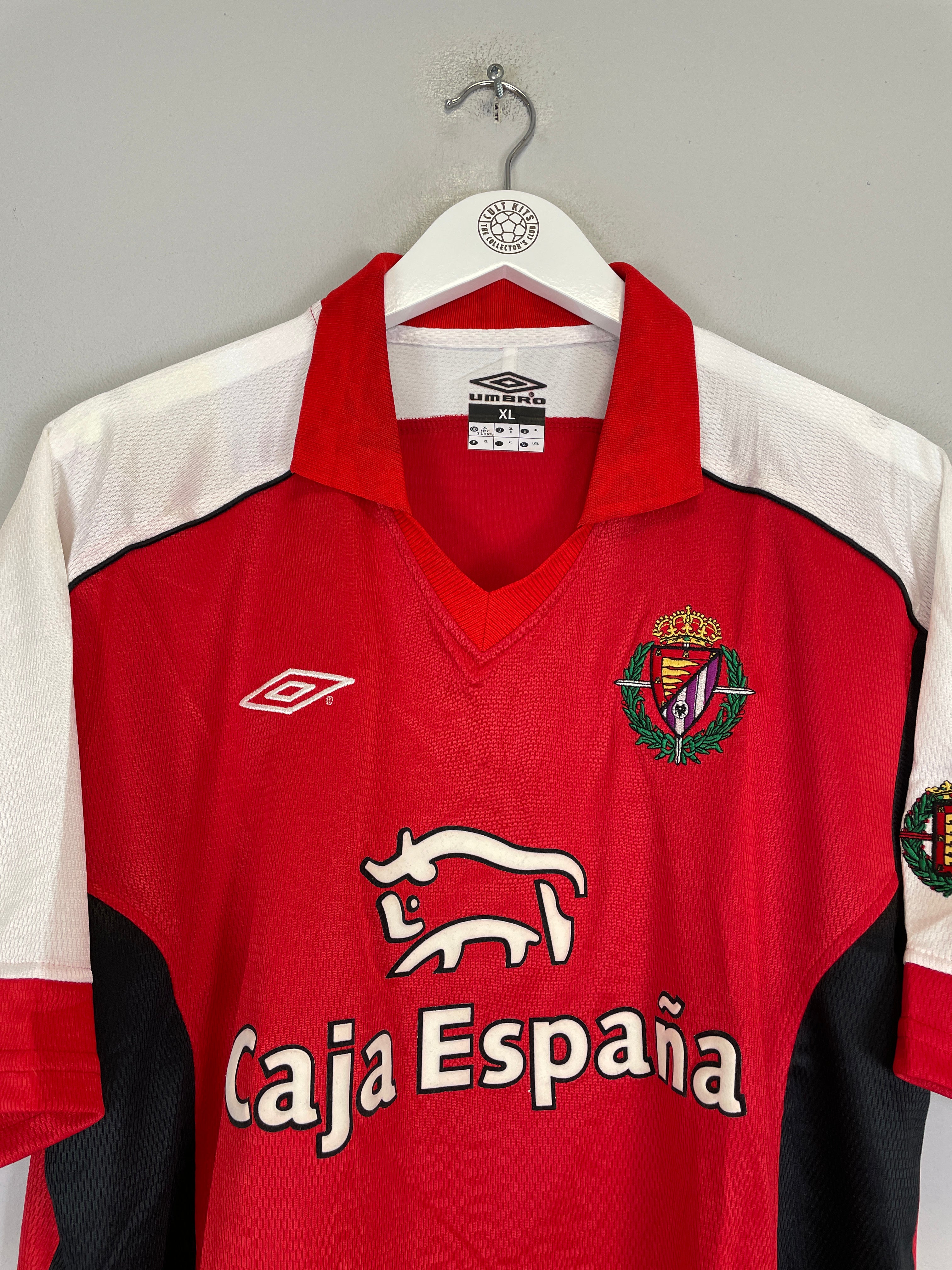 Shop 2001/03 REAL VALLODOLID AWAY SHIRT (XL) UMBRO, classic football shirts, vintage football shirts & retro soccer jerseys at Cult Kits