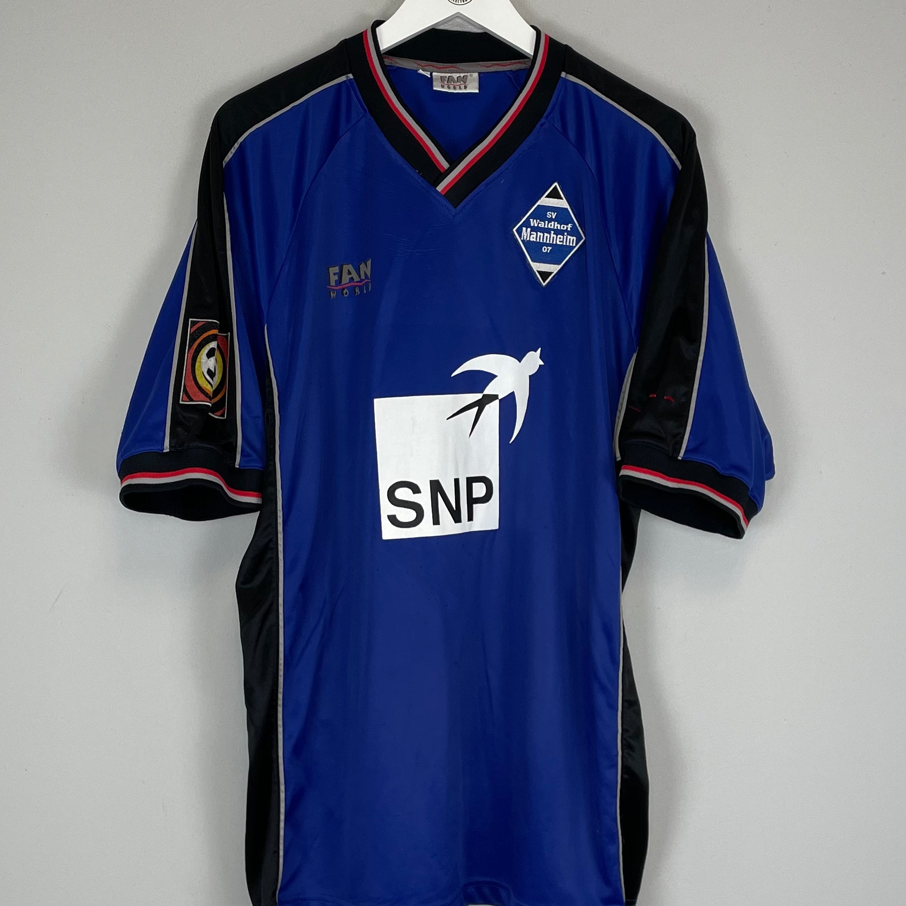 Shop 2000/01 WALDHOF MANHEIM HOME SHIRT (XXL) FAN WORLD, classic football shirts, vintage football shirts & retro soccer jerseys at Cult Kits