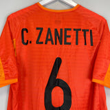 Shop 2001/02 INTER MILAN C.ZANETTI #6 THIRD SHIRT (M) NIKE, classic football shirts, vintage football shirts & retro soccer jerseys at Cult Kits