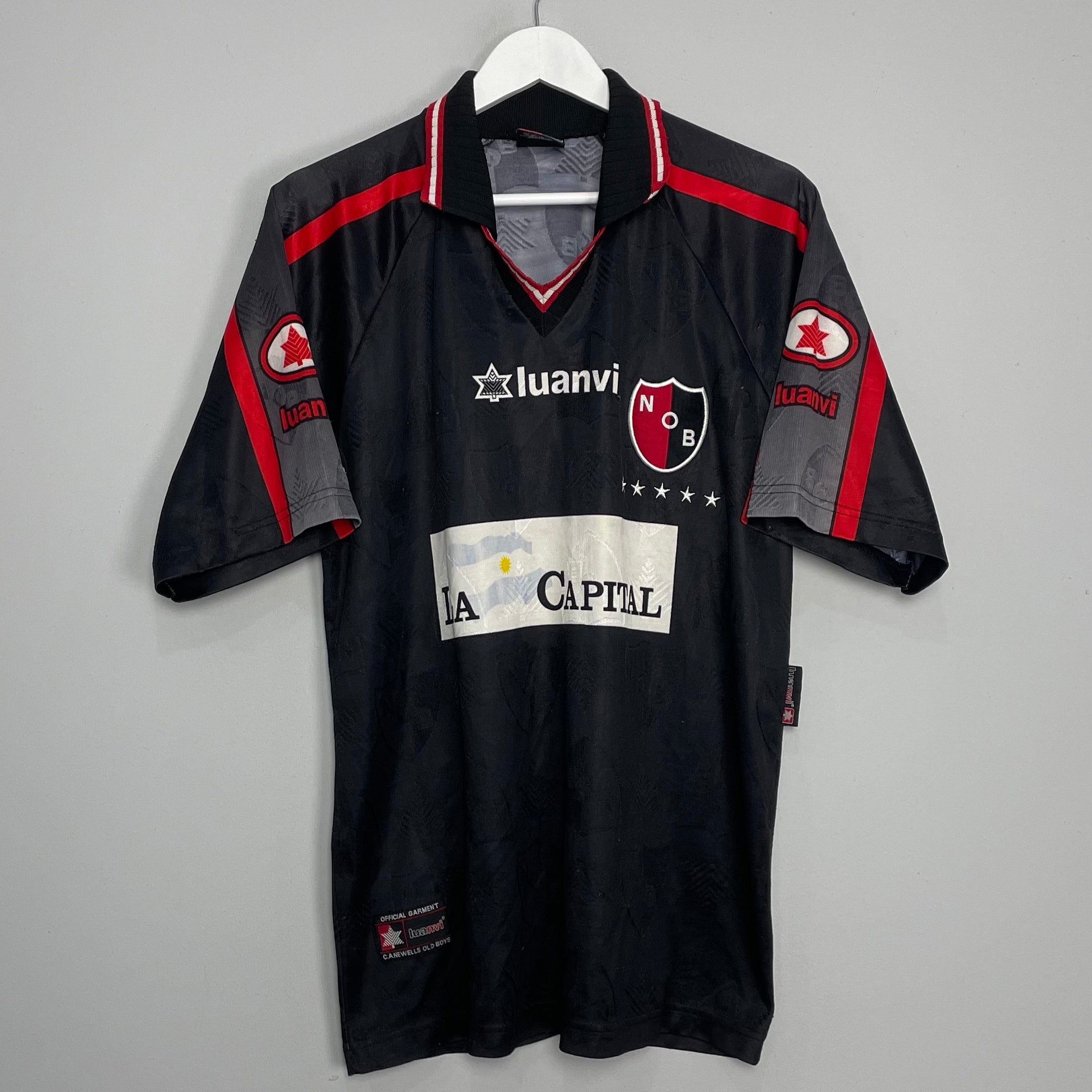 Shop 1999 NEWELLS OLD BOYS THIRD SHIRT (L) LUANVI, classic football shirts, vintage football shirts & retro soccer jerseys at Cult Kits