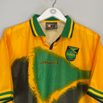 Shop 2002/04 JAMAICA HOME SHIRT (L) UHLSPORT, classic football shirts, vintage football shirts & retro soccer jerseys at Cult Kits