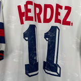 Shop 2001/02 GUERREROS DE ACAPULCO #11 HOME SHIRT (L) GARCIS, classic football shirts, vintage football shirts & retro soccer jerseys at Cult Kits