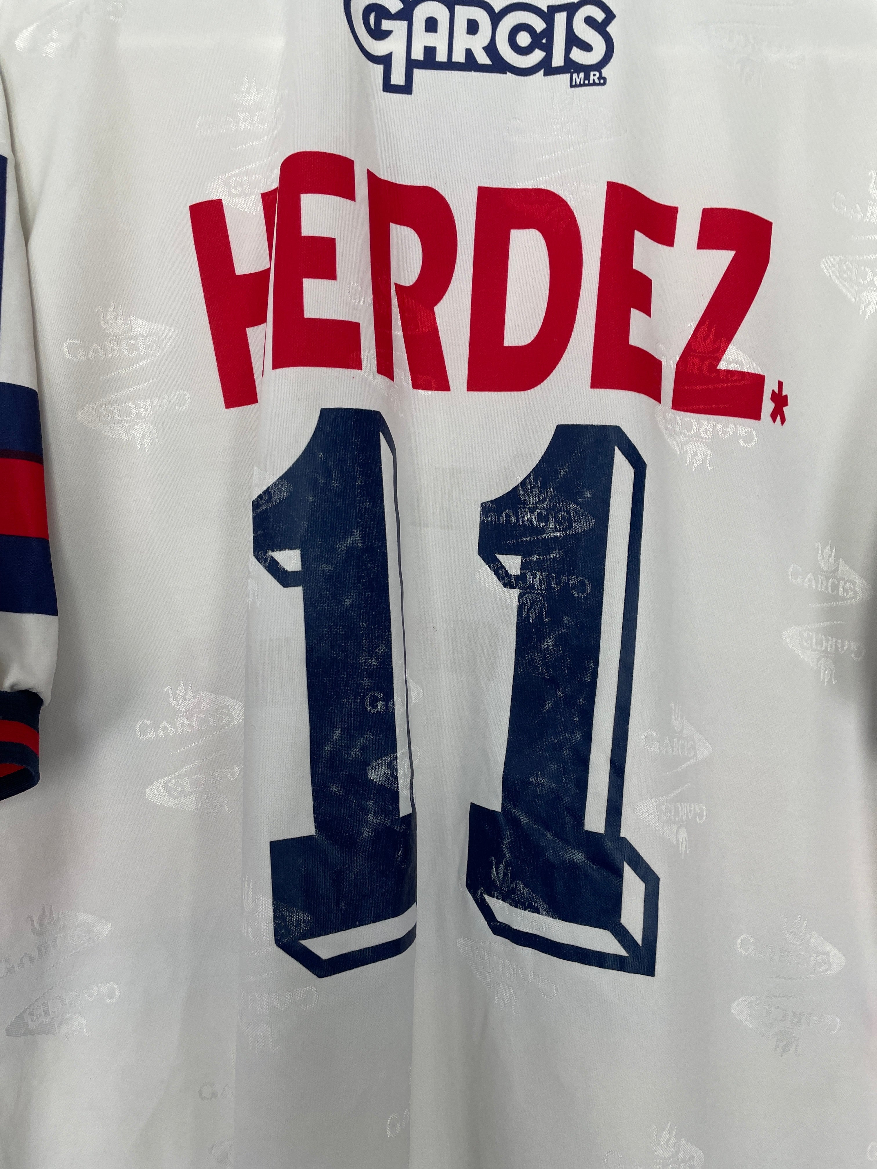 Shop 2001/02 GUERREROS DE ACAPULCO #11 HOME SHIRT (L) GARCIS, classic football shirts, vintage football shirts & retro soccer jerseys at Cult Kits