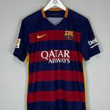 2015/16 BARCELONA MESSI #10 HOME SHIRT (M) NIKE