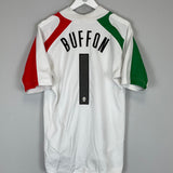 Shop 2005/06 ITALY BUFFON #1 GK SHIRT (L) NIKE, classic football shirts, vintage football shirts & retro soccer jerseys at Cult Kits