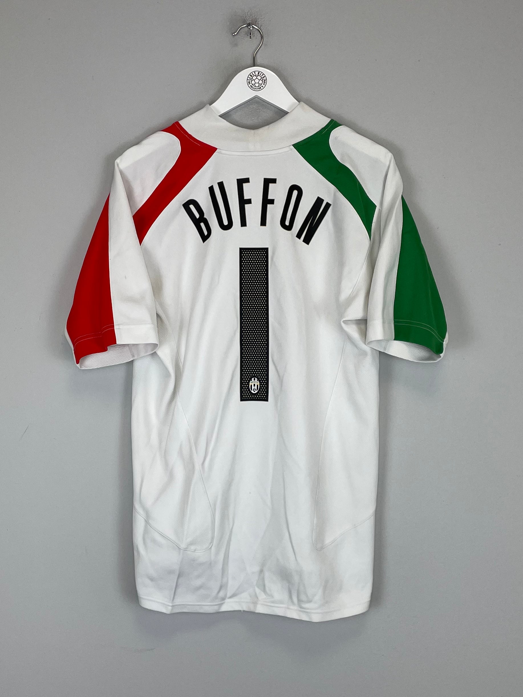Shop 2005/06 ITALY BUFFON #1 GK SHIRT (L) NIKE, classic football shirts, vintage football shirts & retro soccer jerseys at Cult Kits