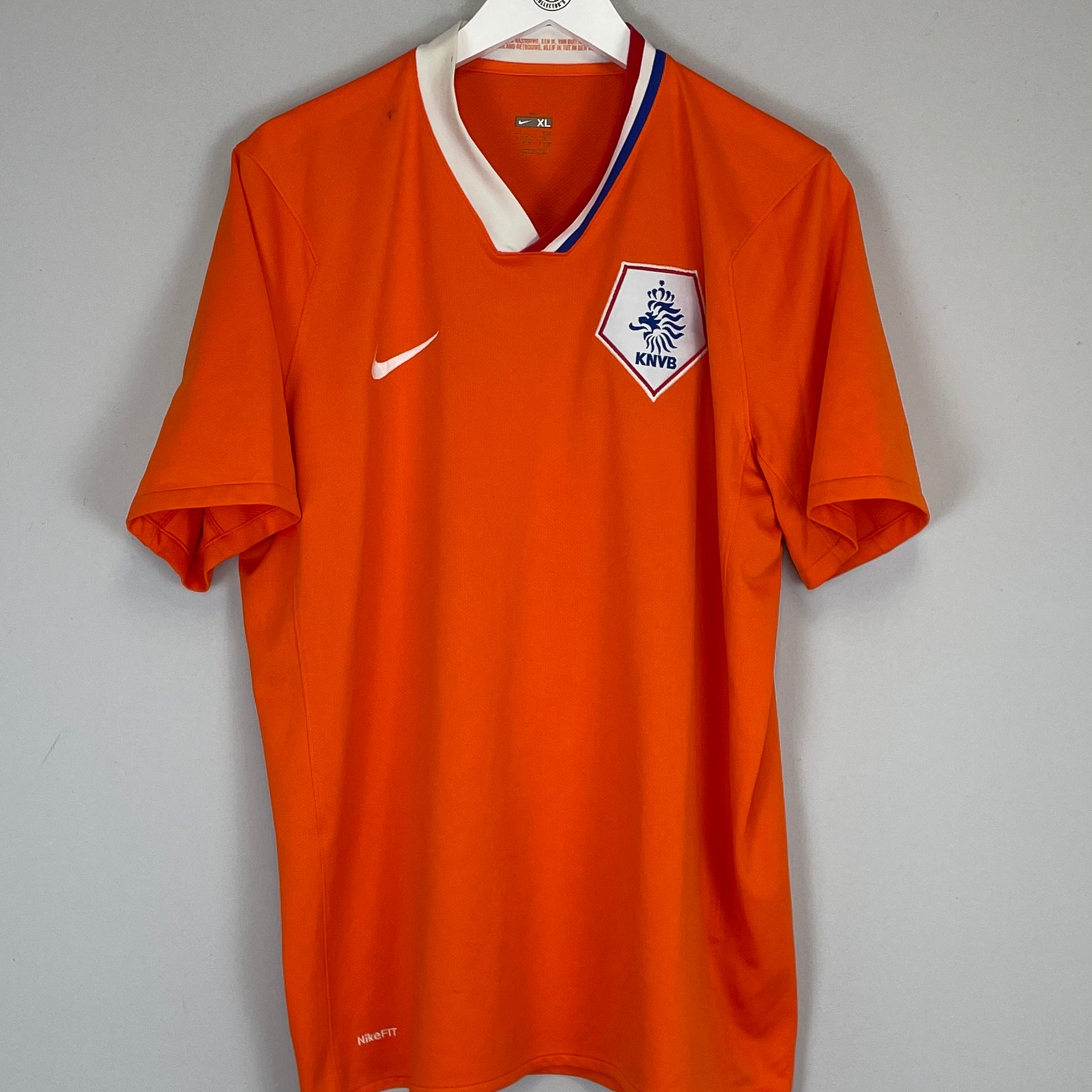 Shop 2008/10 NETHERLANDS HOME SHIRT (XL) NIKE, classic football shirts, vintage football shirts & retro soccer jerseys at Cult Kits