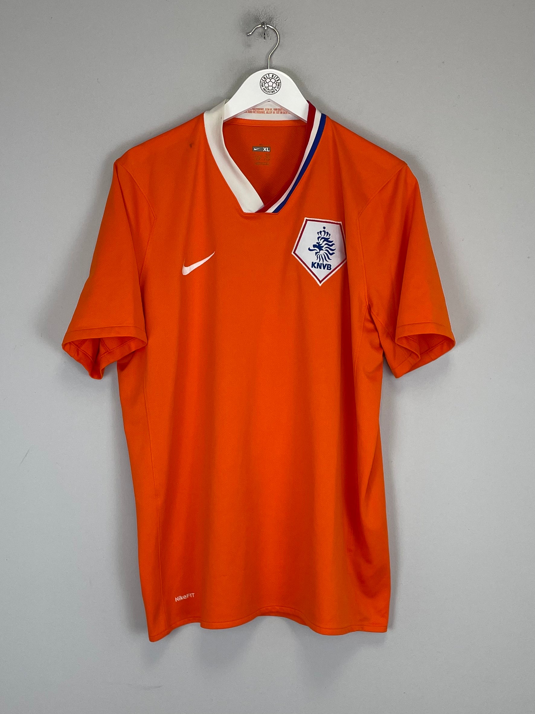 Shop 2008/10 NETHERLANDS HOME SHIRT (XL) NIKE, classic football shirts, vintage football shirts & retro soccer jerseys at Cult Kits