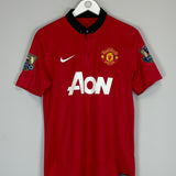 2013/14 MANCHESTER UNITED V.PERSIE #20 HOME SHIRT (M) NIKE