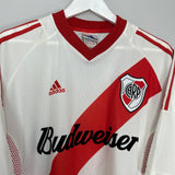 Shop 2002/04 RIVER PLATE HOME SHIRT (XL) ADIDAS, classic football shirts, vintage football shirts & retro soccer jerseys at Cult Kits