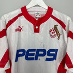 Shop 1993/94 FC KOLN *SIGNED* HOME SHIRT (M) PUMA, classic football shirts, vintage football shirts & retro soccer jerseys at Cult Kits