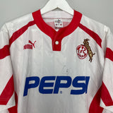 Shop 1993/94 FC KOLN *SIGNED* HOME SHIRT (M) PUMA, classic football shirts, vintage football shirts & retro soccer jerseys at Cult Kits